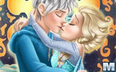 Elsa Kissing Jack Frost