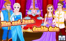 Elsa and Anna Double Date