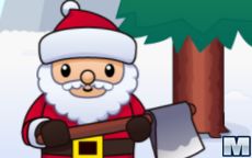 Wood Cutter Santa Idle